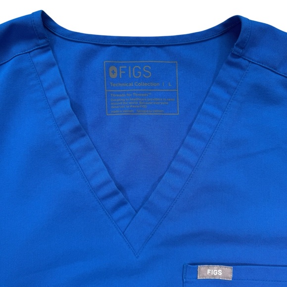 Figs Women's Blue Scrub Set - Picture 4 of 16